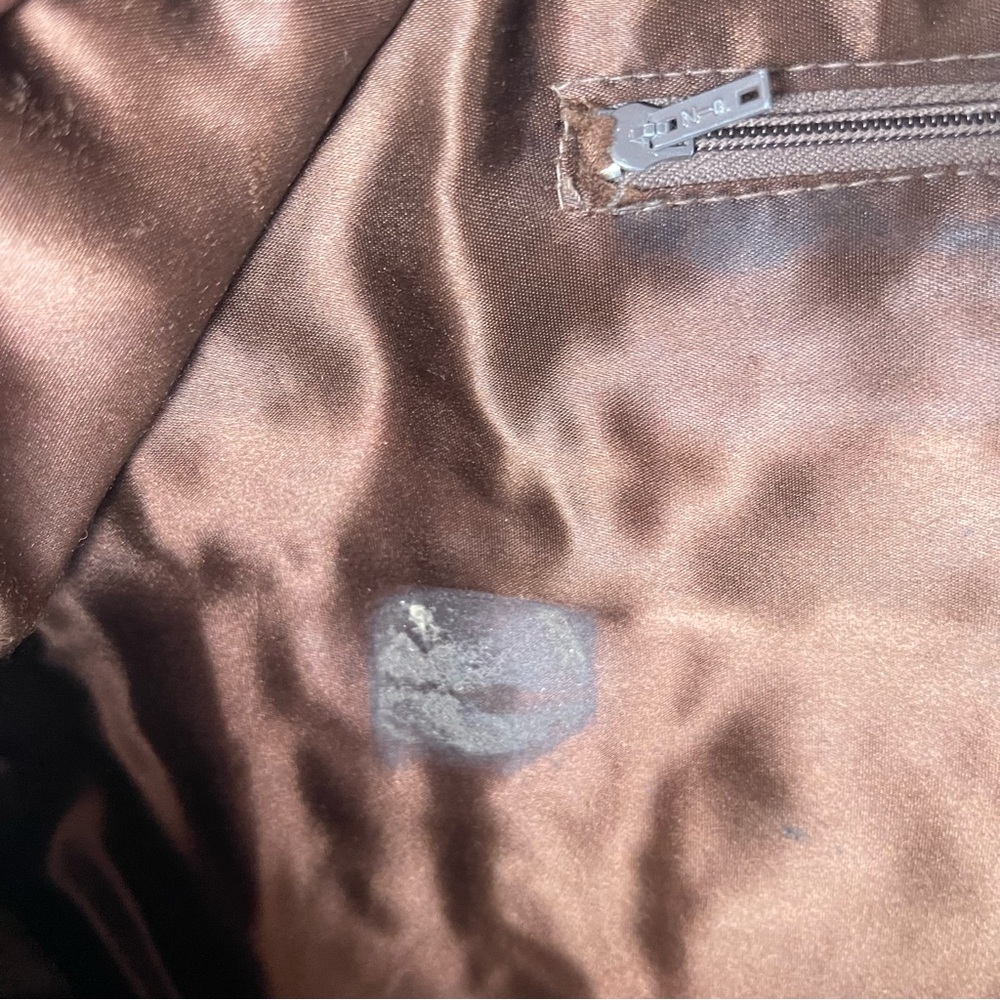 Vintage Uruguay Leather Patchwork Hobo Bag | Early 2000s | Brown Artisan Leather - Picture 8 of 10